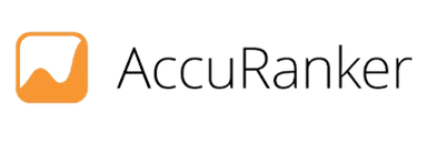 AccuRanker - SEO tool logo and brand identity