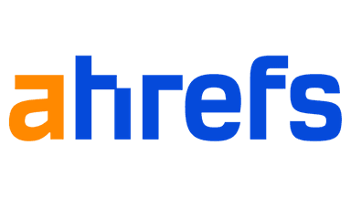 Ahrefs - SEO tool logo and brand identity
