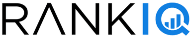 RankIQ - SEO tool logo and brand identity