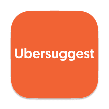 Ubersuggest - SEO tool logo and brand identity