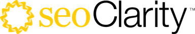 seoClarity - SEO tool logo and brand identity